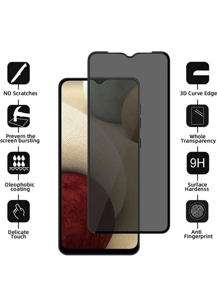 Samsung Galaxy A12 Gizli Hayalet 9h Cam Ekran Koruyucu fiyatları