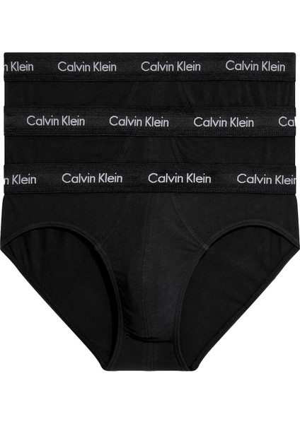 Erkek 3’lü Siyah Slip