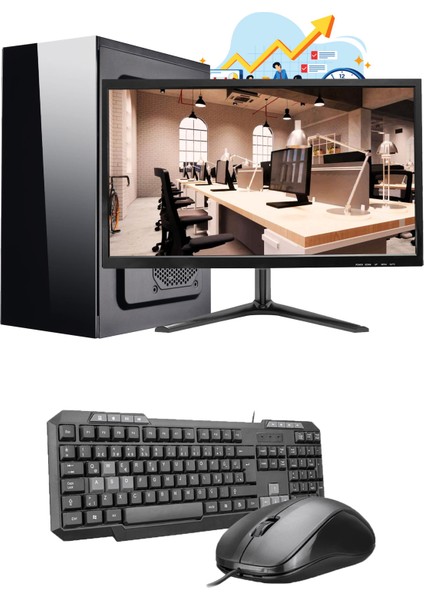 Workforce WF464 I5-6500 8gb Ram 256GB SSD 500GB HDD 19.5 Masaüstü Ofis Bilgisayarı
