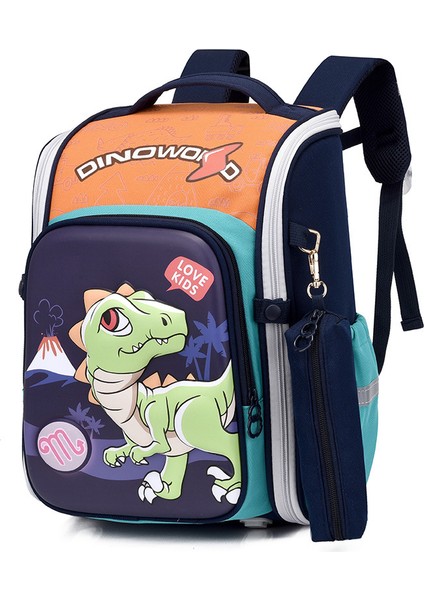 Yeni Ilkokul Öğrencileri 3D Üç Boyutlu Sert Kabuk Uzay Okul Çantası Çizgi Film Eğlenceli Çocuk 123 Sınıfı Hafif Sırt Çantası (Yurt Dışından)