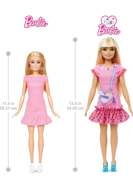 My First Barbie Ilk Barbie Bebeğim Serisi Bebekleri Malibu HLL19 modelleri