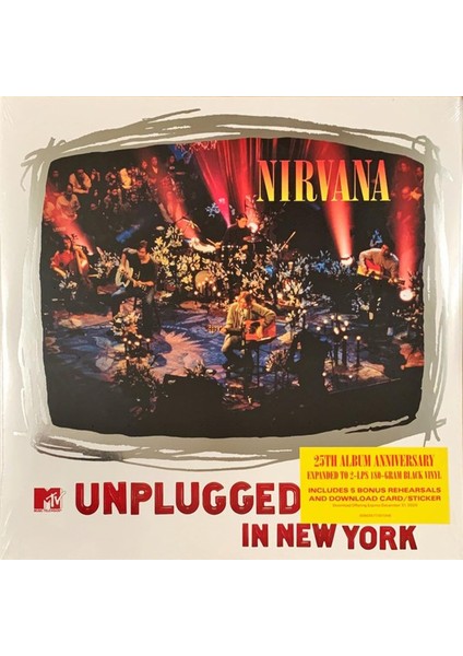 Nirvana- Mtv Unplugged In New York (25TH Annivers Y Edition) - 2 Plak