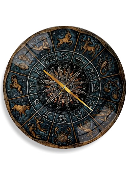 Burçlar Cam Saat - 60 cm fiyatları