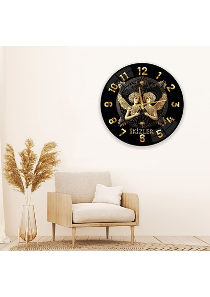 Ikizler Burcu Cam Saat - 40 cm fiyatları