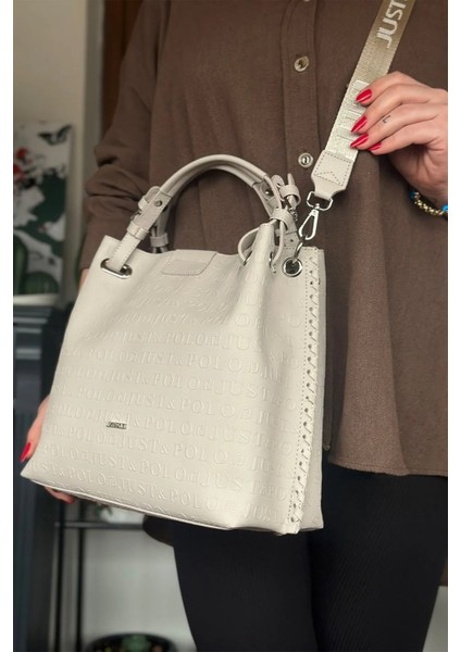 Büyük Boy Örgü Detaylı 4 Bölmeli Kadın Omuz Çantası 4031 fiyatları