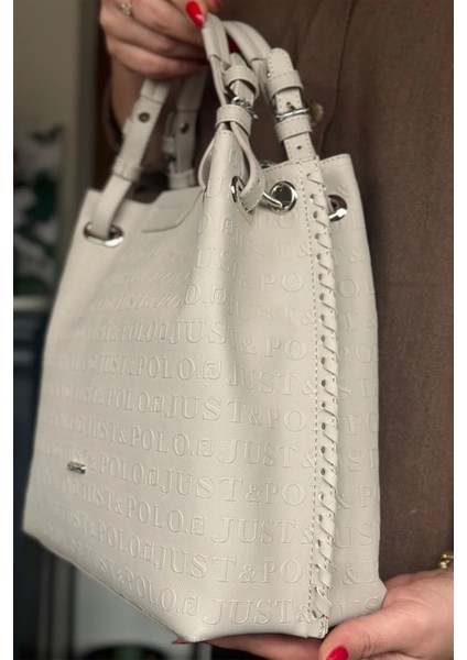 Büyük Boy Örgü Detaylı 4 Bölmeli Kadın Omuz Çantası 4031 fırsatları