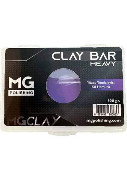 Clay Bar Yüzey Temizleyici Kil Hamuru Agresif - 100 gr