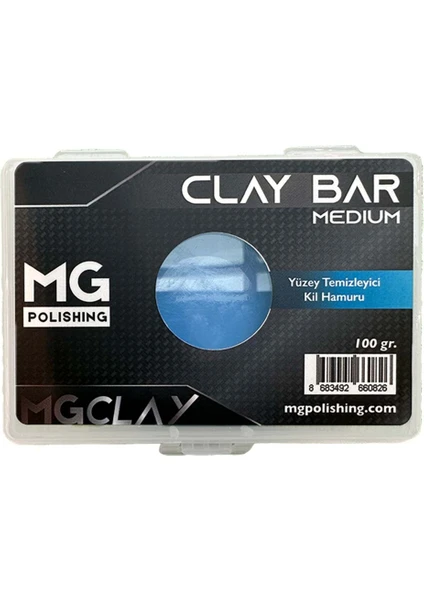 Clay Bar Yüzey Temizleyici Kil Hamuru Soft - 100 gr