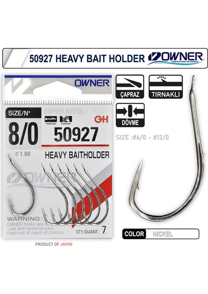 50927 Heavy Baitholder White Iğne