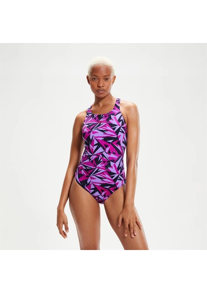 Speedo Hyperboom Alv Mdlt Af Lacivert Kadın Mayo