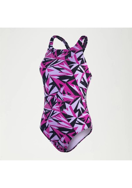 Speedo Hyperboom Alv Mdlt Af Lacivert Kadın Mayo