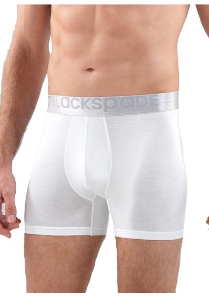 Erkek Beyaz Modal Boxer Silver 9303