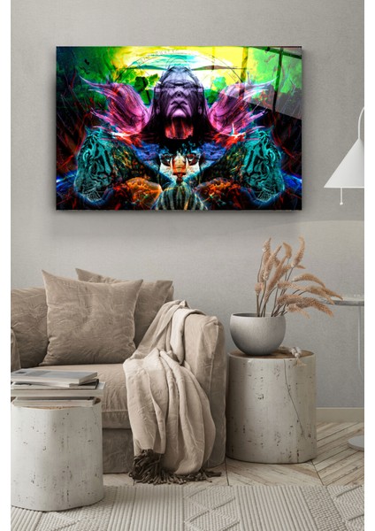 Kapla ve Kadın Cam Tablo, Dekoratif Cam Tablo modelleri