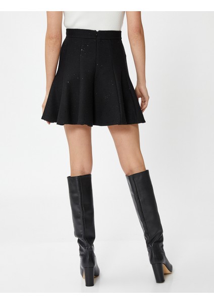 Mini Kloş Etek Payet Detaylı fırsatları