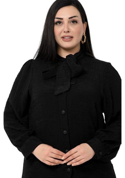 Büyük Beden Siyah Gömlek indirimleri