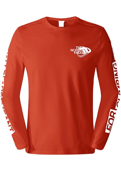 M Outdoor L/s Tee Kırmızı Erkek Tshirt