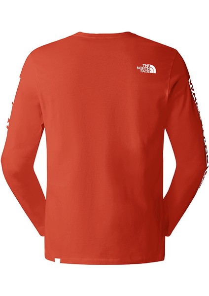 M Outdoor L/s Tee Kırmızı Erkek Tshirt fiyatları