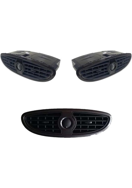Clio 3 Kasa Torpido Orta Havalandırma Izgarası Siyah Renk 7701208584