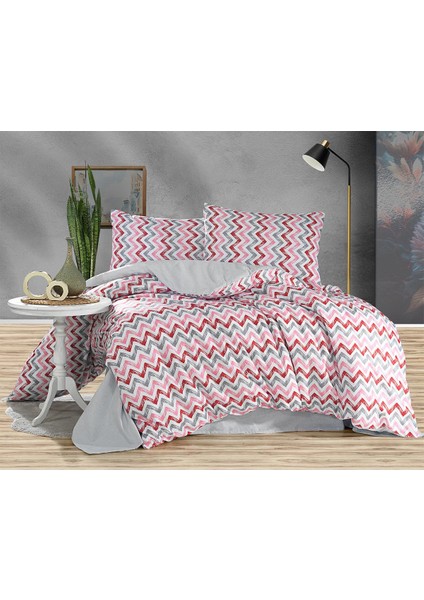 Evlen Home Collection Rain %100 Pamuk Nevresim Takımı Çift Kişilik (4 Parça)