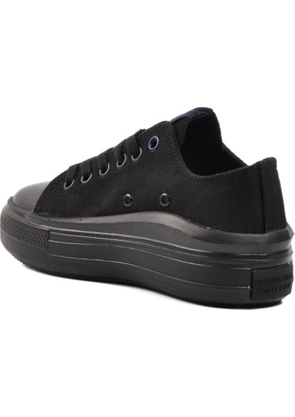 PO-30088 Siyah Kadın Sneaker