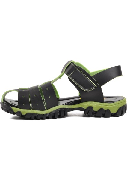 Arz 3100-F Siyah-Yeşil Erkek Çocuk Sandalet modelleri