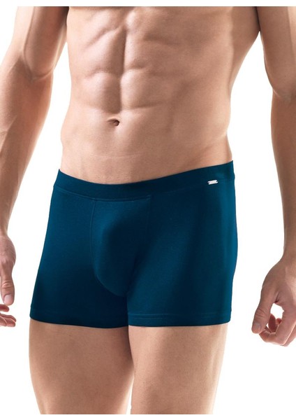 Erkek Lacivert Modal Elastan Boxer Silver 9310