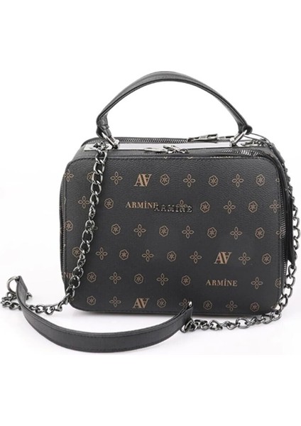Çaça Armine Siyah Zincirli Omuz Çantası fırsatları