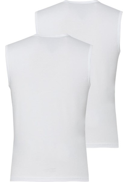 Erkek Beyaz Atlet 2'li Paket 9677 fiyatları