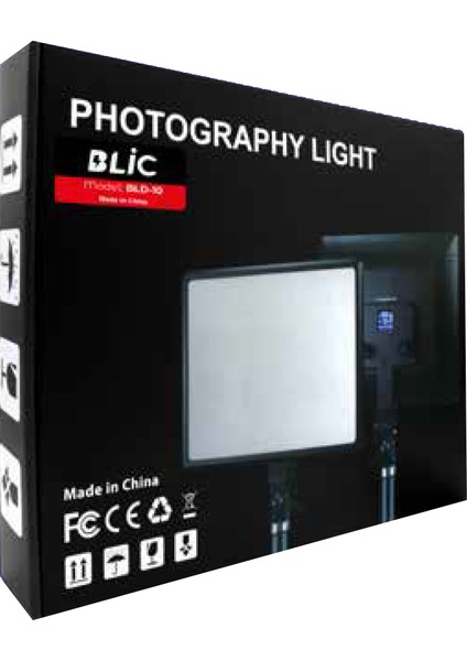 Blic Bld-10 Profesyonel 12INCH Kumandalı Video Fotoğraf Işığı