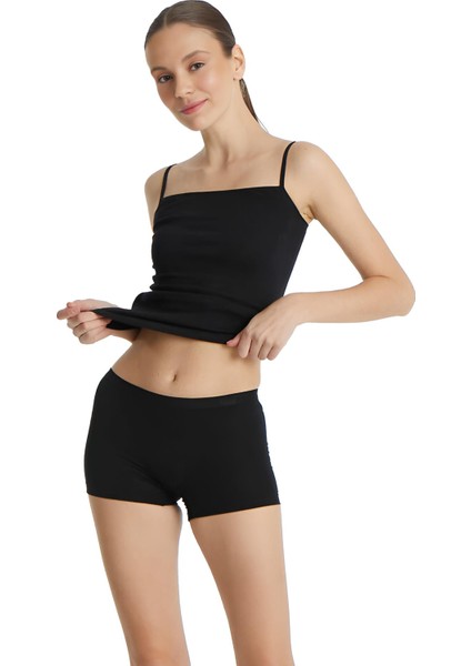 Kadın Siyah Boxer Essential 1301 fiyatları
