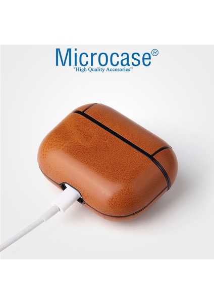 Airpods 3. Nesil Kulaklık ve Şarj Ünitesi Için Deri Desenli Askılı Kılıf indirimleri