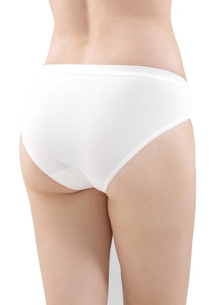Kadın Krem Slip Külot Essential 1305