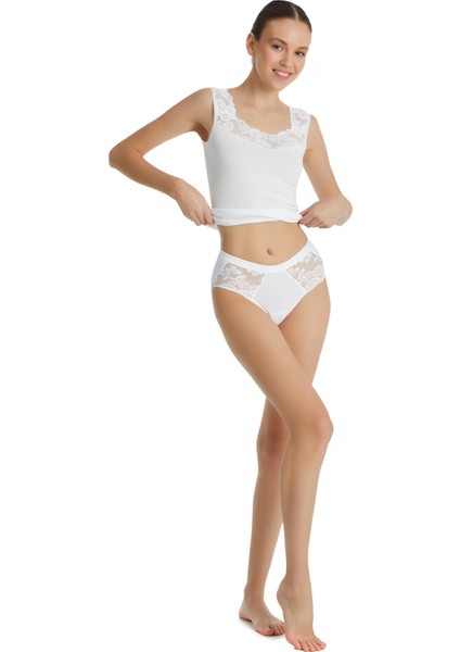 Private Dantelli Beyaz Slip 1311 fiyatları