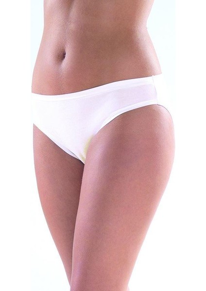 Kadın Krem Slip Aura Satin 1400