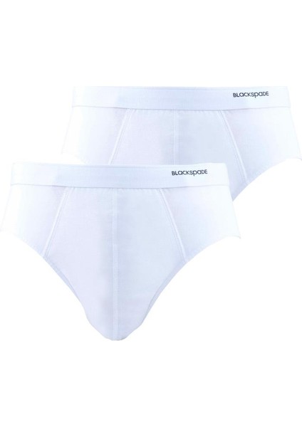 Loose Fit 2'li Beyaz Slip 9625