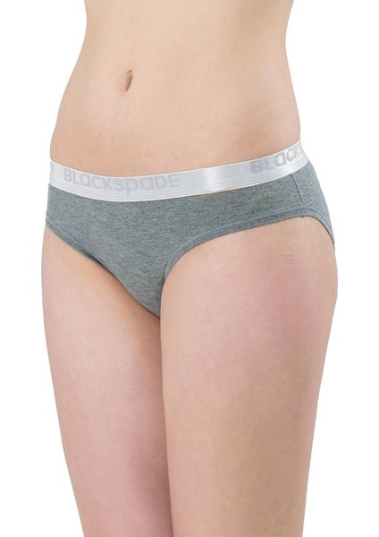 Kadın Gri Slip Külot Silver 1620