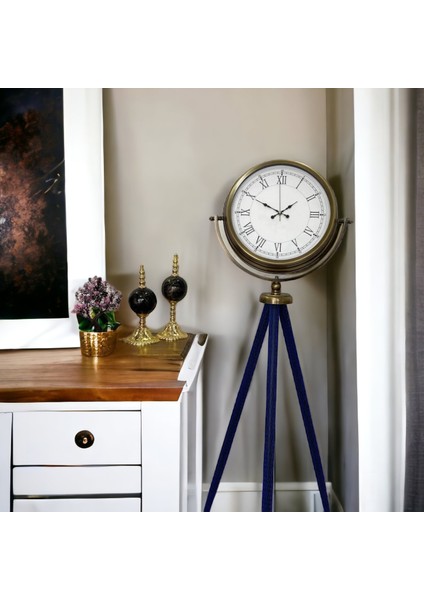 Eskitme Metal Ofis Salon Otel Ayaklı Seyyar Saat B13 fiyatları