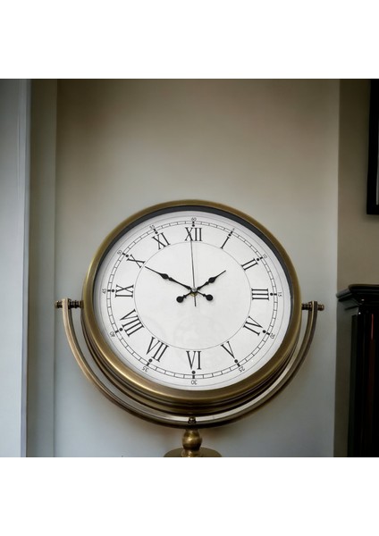 Eskitme Metal Ofis Salon Otel Ayaklı Seyyar Saat B13 modelleri