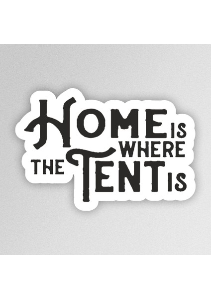 Adventure Outdoor Camping Karavan Sticker Etiket