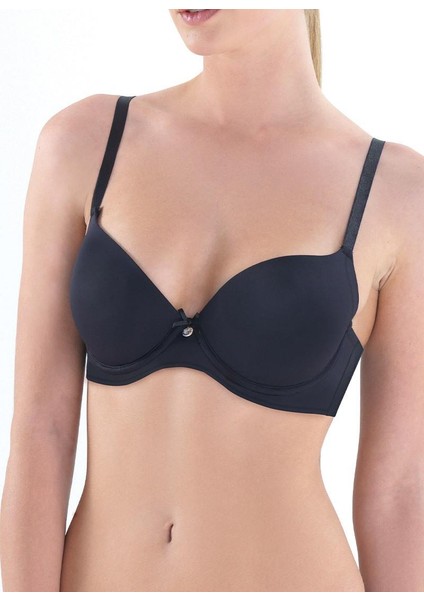 Siyah Dolgusuz Soft Kap Sütyen Essential 3005