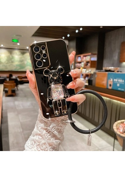 Oppo A54 CPH2239 Uyumlu Kılıf Baby Halkalı Gizli Standlı Silikon Tutuculu Katlanabilir Lazer Tpu fiyatları