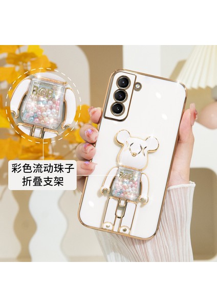 Apple iphone 11 Pro Max Uyumlu Kılıf Baby Gizli Standlı Silikon Tutuculu Katlanabilir Lazer Tpu