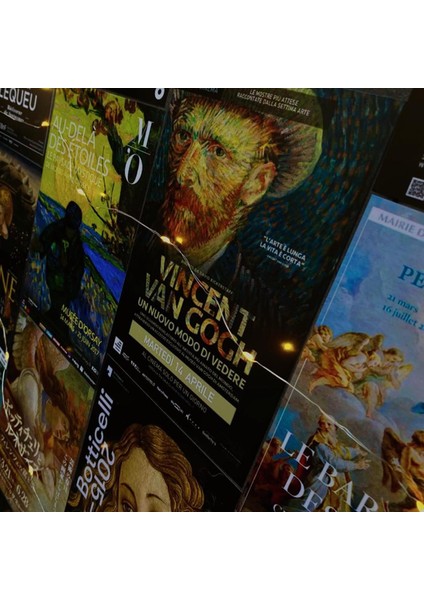 Van Gogh Tasarım Duvar Kağıdı Poster Set 33