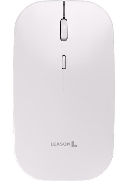 LE101 Hibrit Bluetooth & Wireless Şarj Edilebilir Kablosuz Mouse - Beyaz