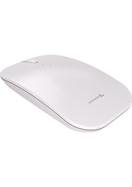 LE101 Hibrit Bluetooth & Wireless Şarj Edilebilir Kablosuz Mouse - Beyaz