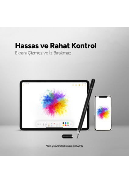 Touchpen S 2si1 Arada Dokunmatik Ekran Kalemi