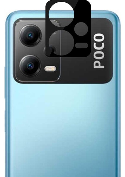 Xiaomi Poco X5 5g Kamera Lens Koruma Camı V2 Siyah