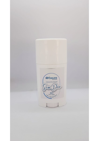 Simau Doğal Deodorant / Sim Deo Man Stick- Hassas Ciltler - Gümüş İyonlu 60 gr