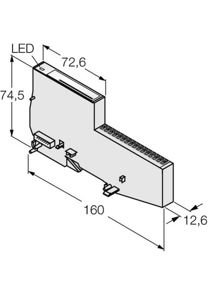 6827230 BL20-E-16DO-24VDC-0,5A-P BL20 Ekonomi Modül