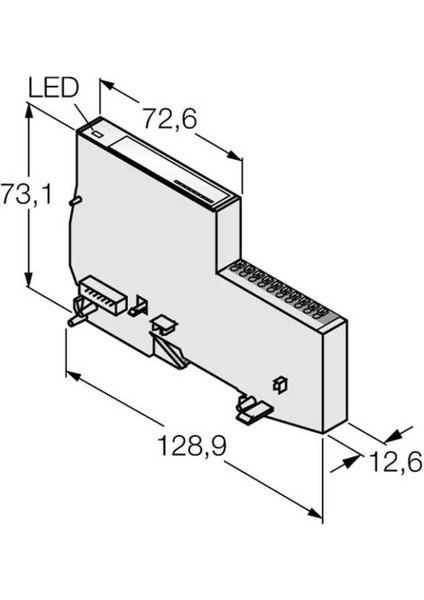 6827226 BL20-E-8DO-24VDC-0,5A-P BL20 Ekonomi Modül